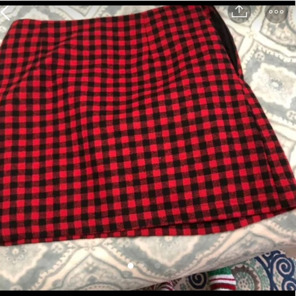 Checkered skirt